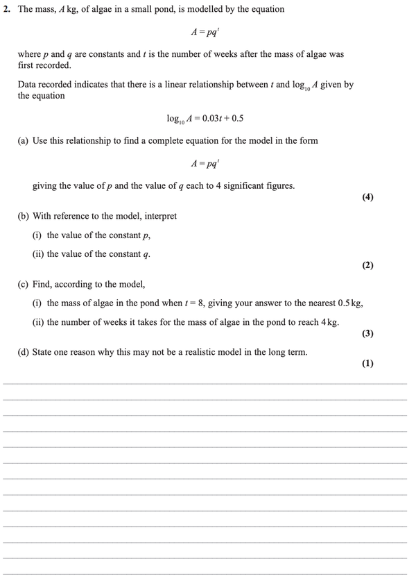 A-Level Maths | Logs